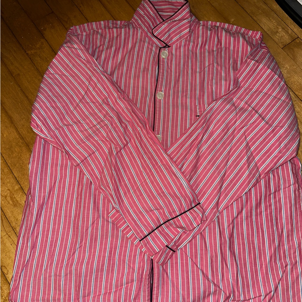VINTAGE: Polo Ralph Lauren Mens Striped Vintage Button Down 100% TWO PLY Cotton